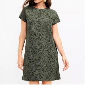 Loft green dress, NWT, size L
